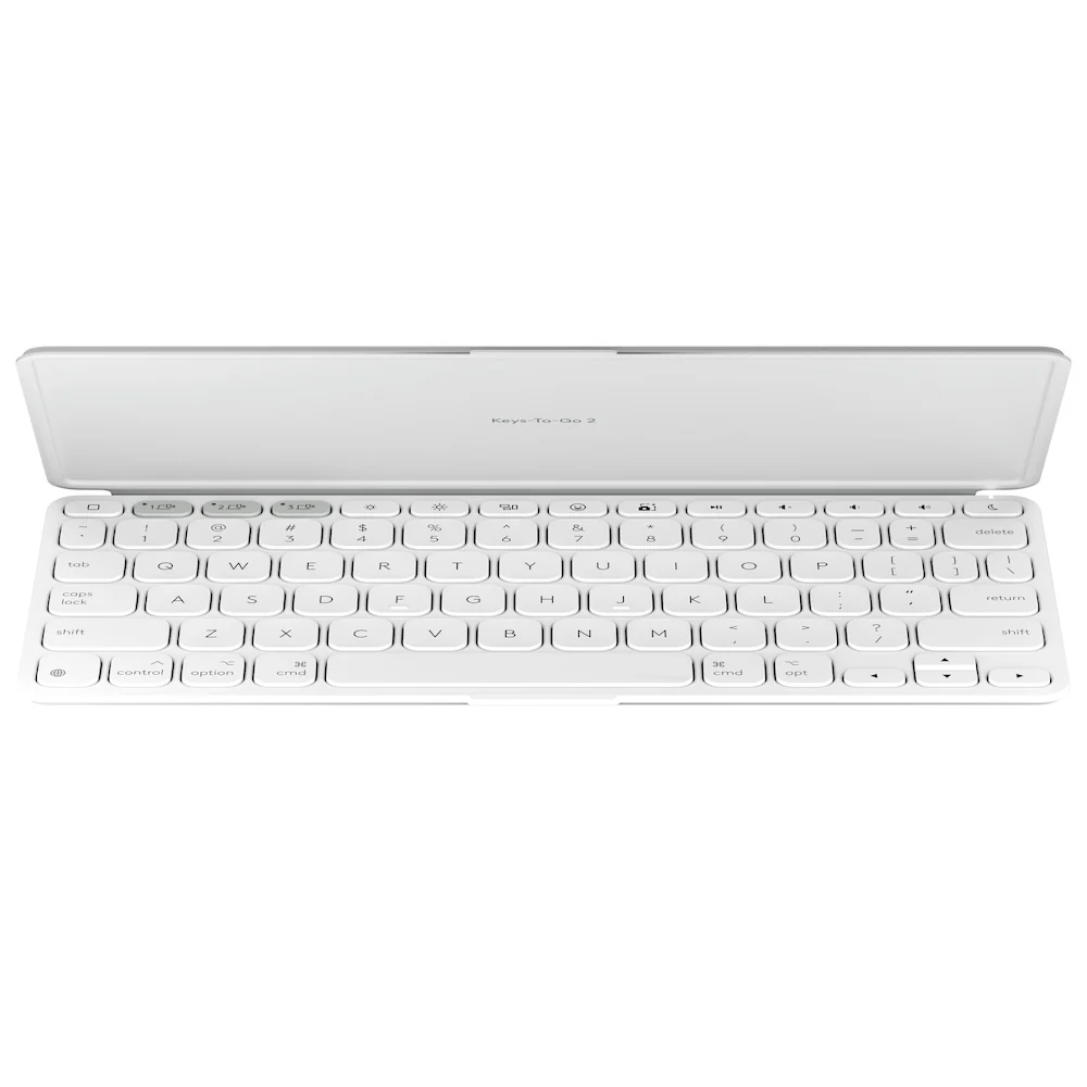 Logitech Keys-To-Go 2 Bluetooth Keyboard For Apple Devices - Pale Grey - Image 7