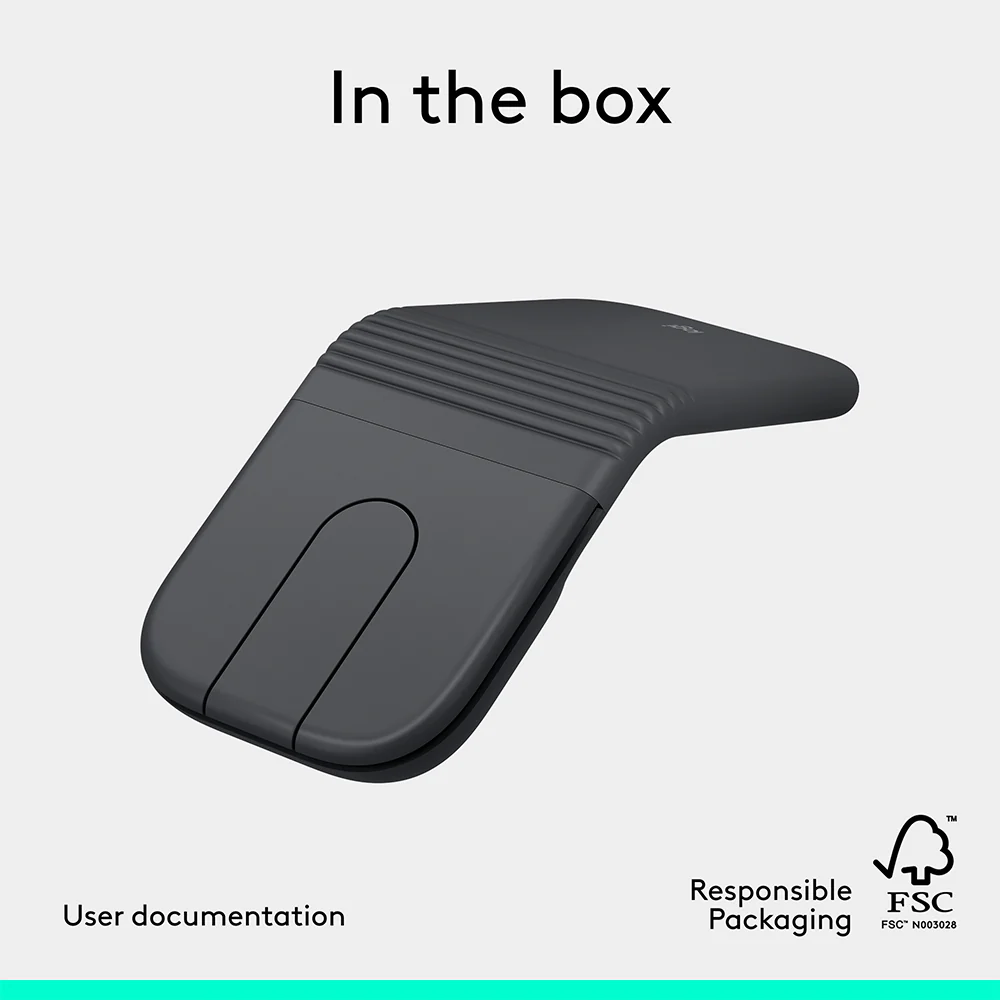 Logitech Mobi Fold Ultra Portable Wireless Mouse Graphite - Image 12