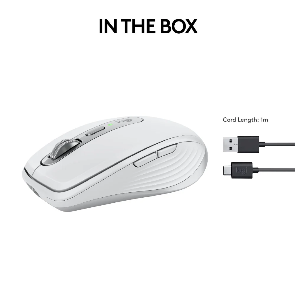 Logitech MX Anywhere 3S Wireless Mouse Pale Grey - Image 10