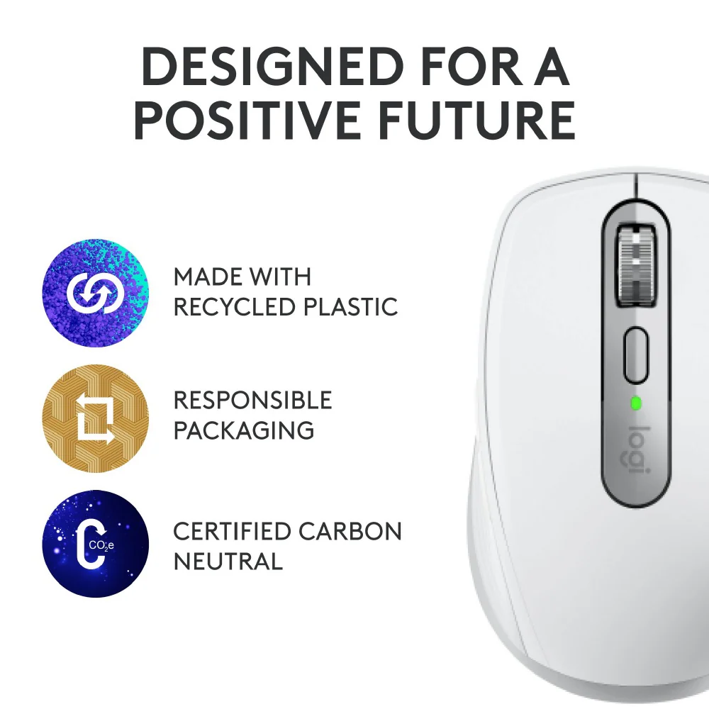 Logitech MX Anywhere 3S Wireless Mouse Pale Grey - Image 9