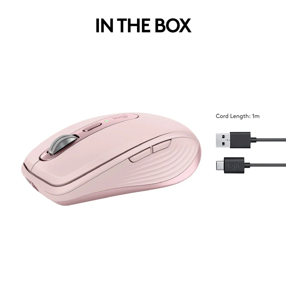 Logitech MX Anywhere 3S Wireless Mouse Rose - Image 10