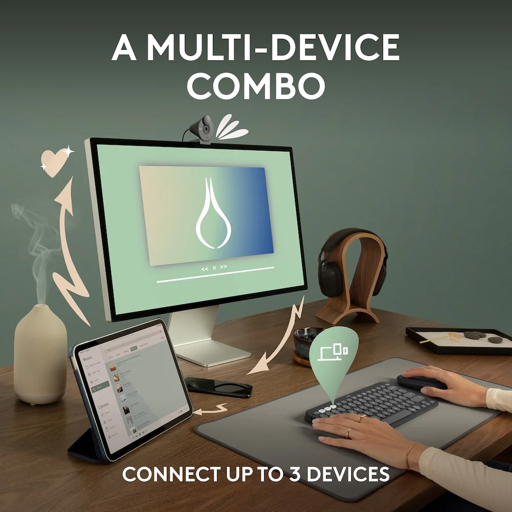 Logitech Pebble 2 Combo - Tonal Sand - Image 4