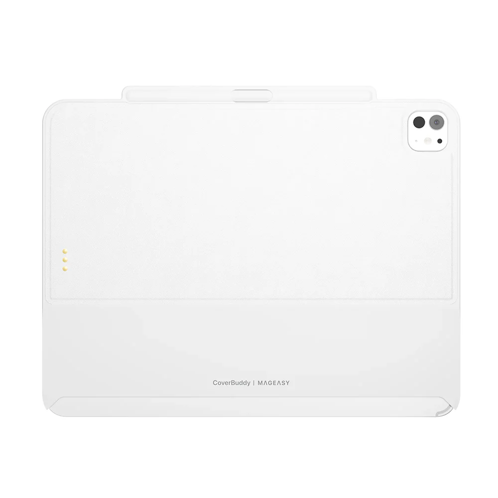 MagEasy CoverBuddy for 13-inch iPad Pro (M4/M5) Leather White