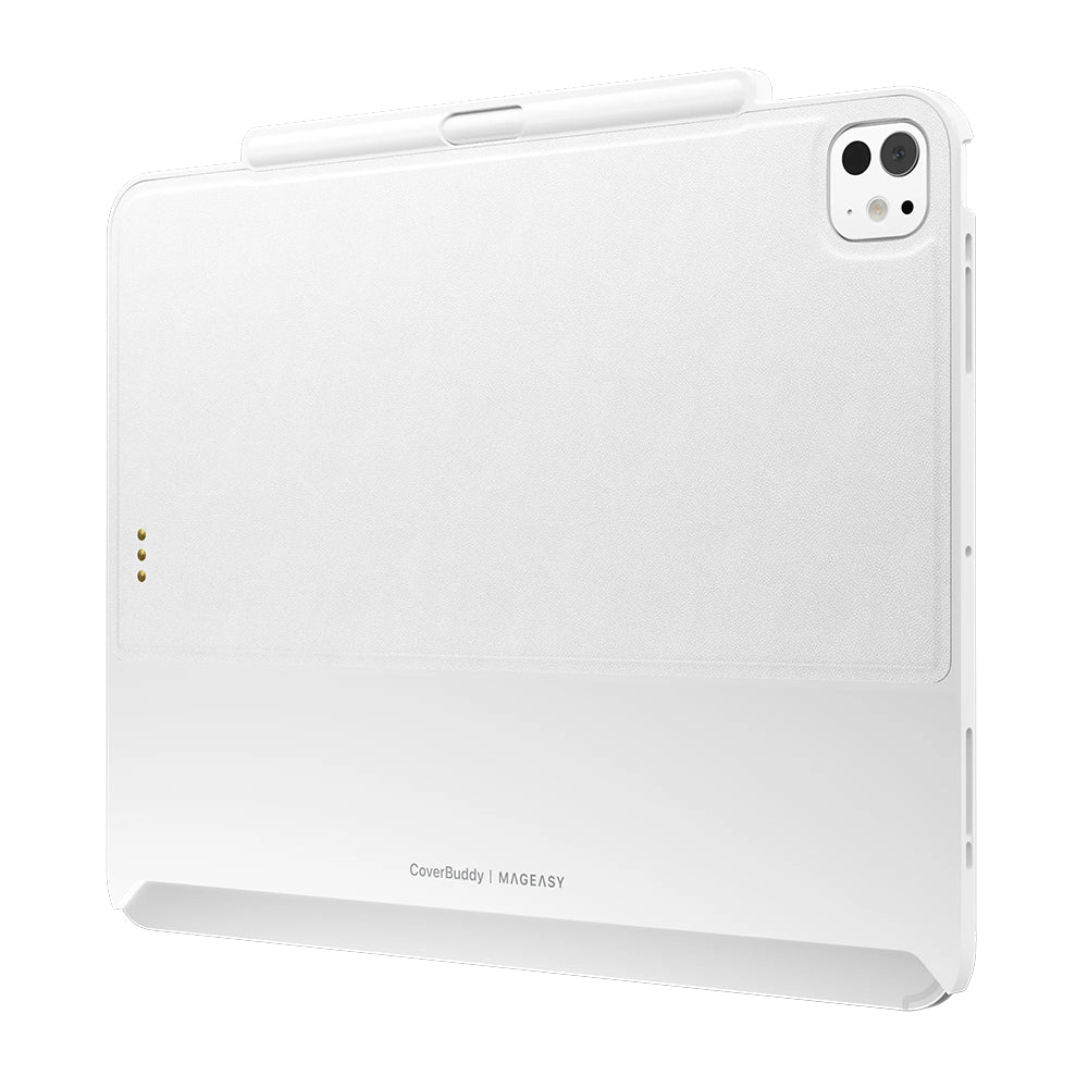 MagEasy CoverBuddy for 13-inch iPad Pro (M4/M5) Leather White - Image 5