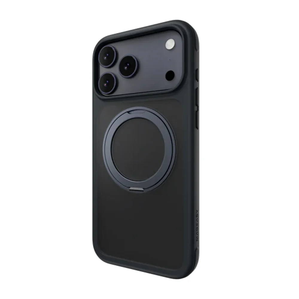 MagEasy MagStand 360 M MagSafe Rotating Ring Case iPhone 17 Pro Max Midnight - Image 2