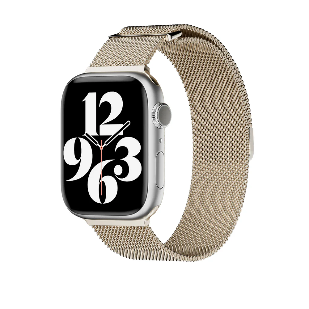 MagEasy Milanese Loop for Apple Watch 42/44/45/46/49mm Starlight