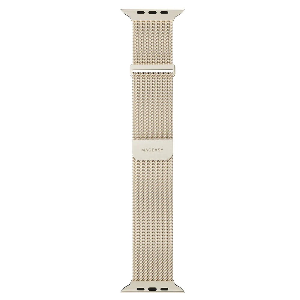 MagEasy Milanese Loop for Apple Watch 42/44/45/46/49mm Starlight - Image 7