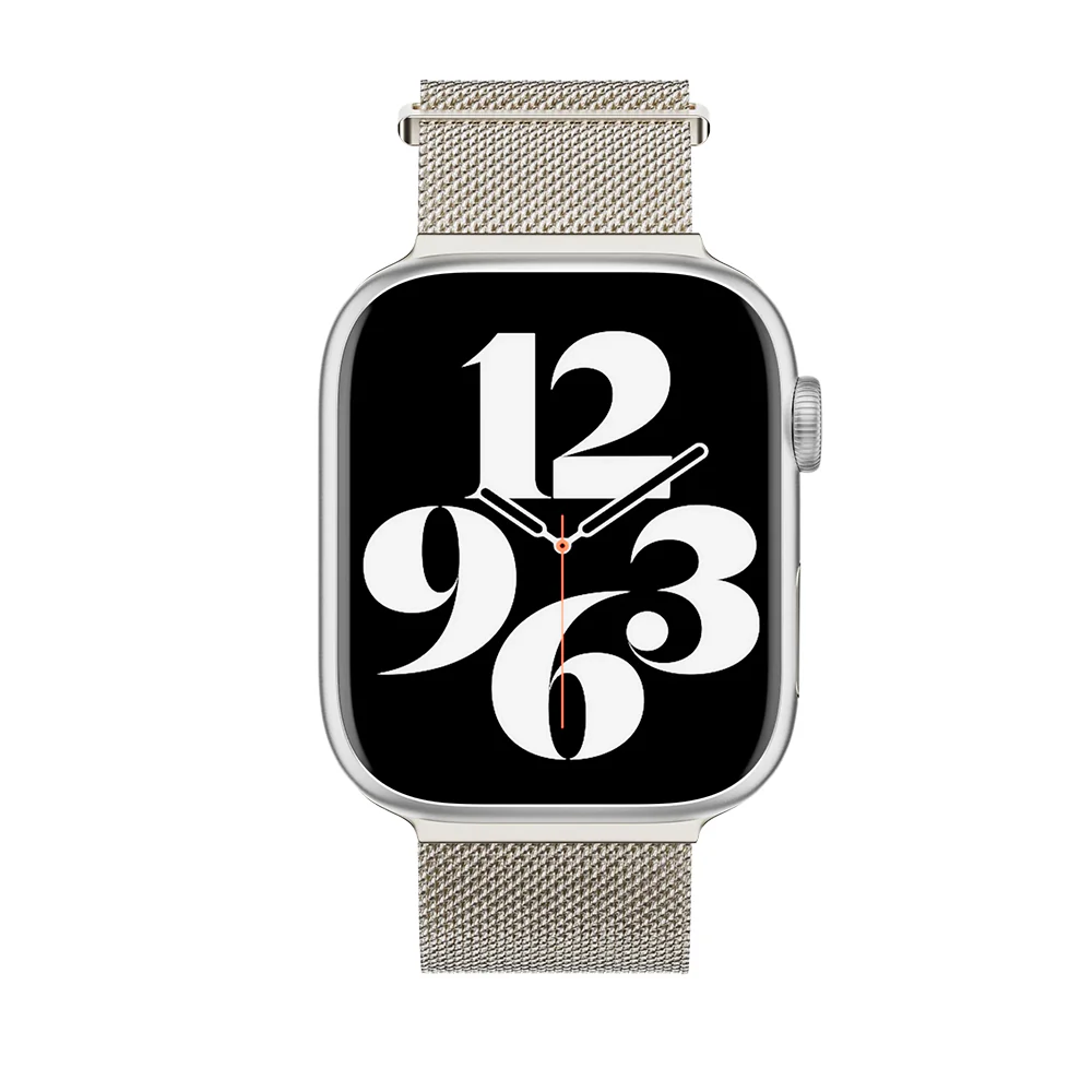 MagEasy Milanese Loop for Apple Watch 42/44/45/46/49mm Silver - Image 3