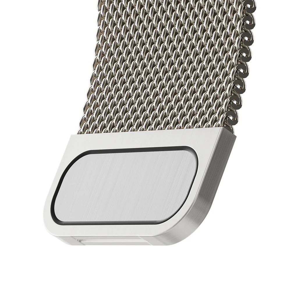 MagEasy Milanese Loop for Apple Watch 42/44/45/46/49mm Silver - Image 4