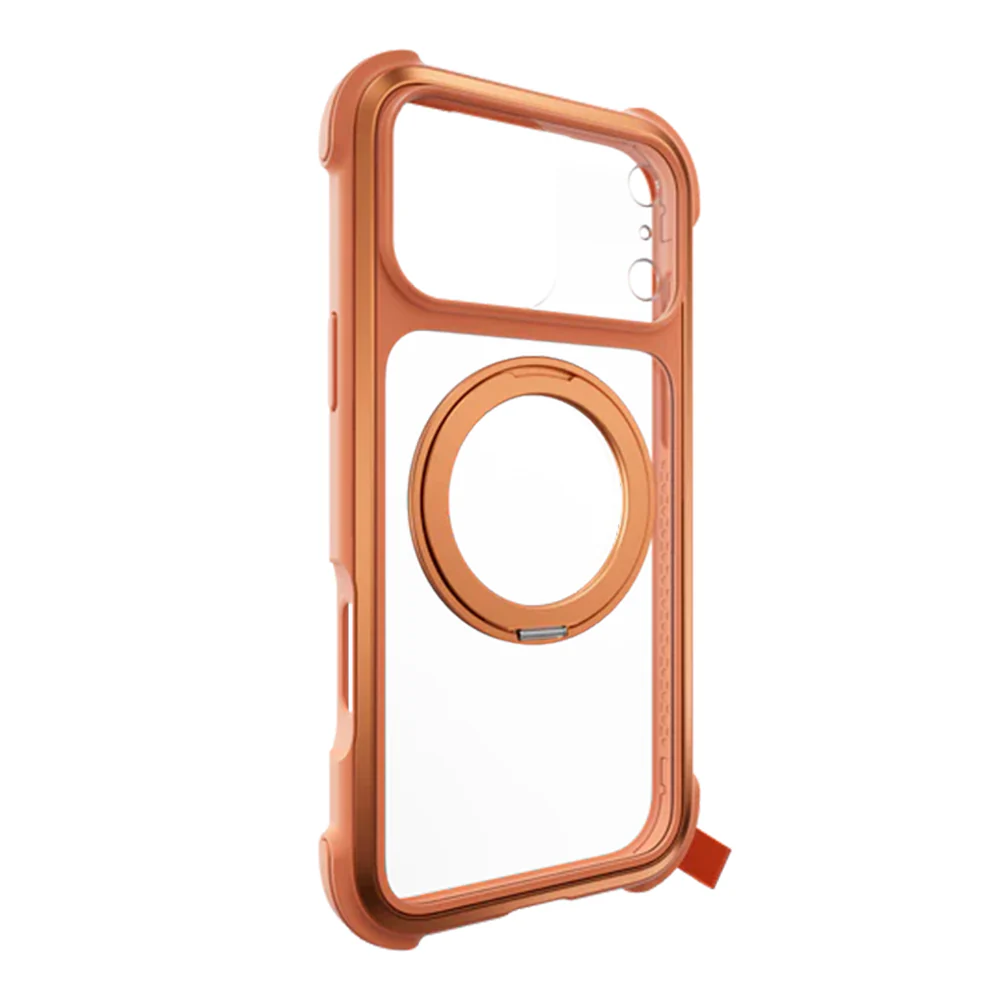 MagEasy Odyssey Stand M 360 MagSafe Stand Case for iPhone 17 Pro Max Coral - Image 3