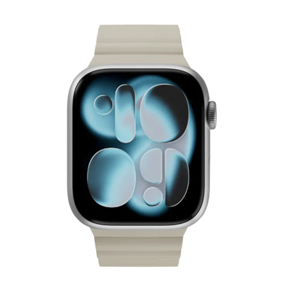 MagEasy Skin Duo Reversible Silicone Magnetic Band 42/44/45/46/49mm Starlight/Mocha - Image 2