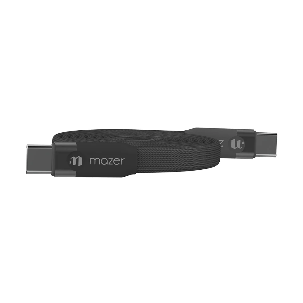Mazer InfiniteLINK Cobra3 240W Flat Magnetic Roll Cable 1m Black Grey - Image 4
