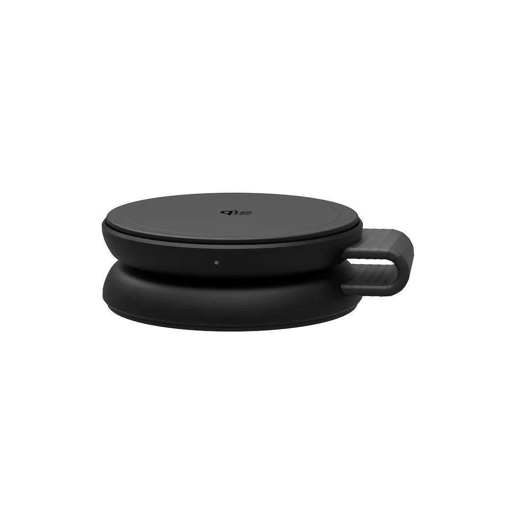 Mazer MagPad Duo2 Qi2.2 Certified 25W 2-in-1 Foldable Wireless Charging Pad Black - Image 2