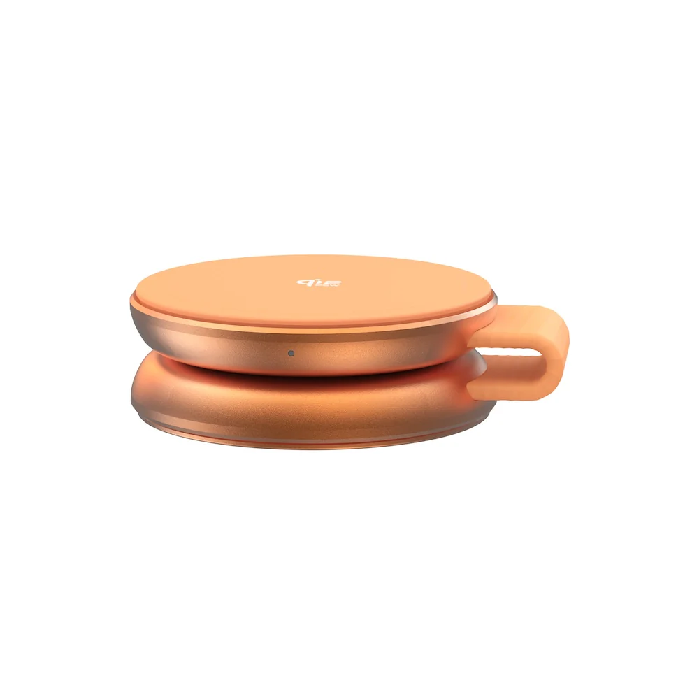 Mazer MagPad Duo2 Qi2.2 Certified 25W 2-in-1 Foldable Wireless Charging Pad Sunset Gold - Image 2