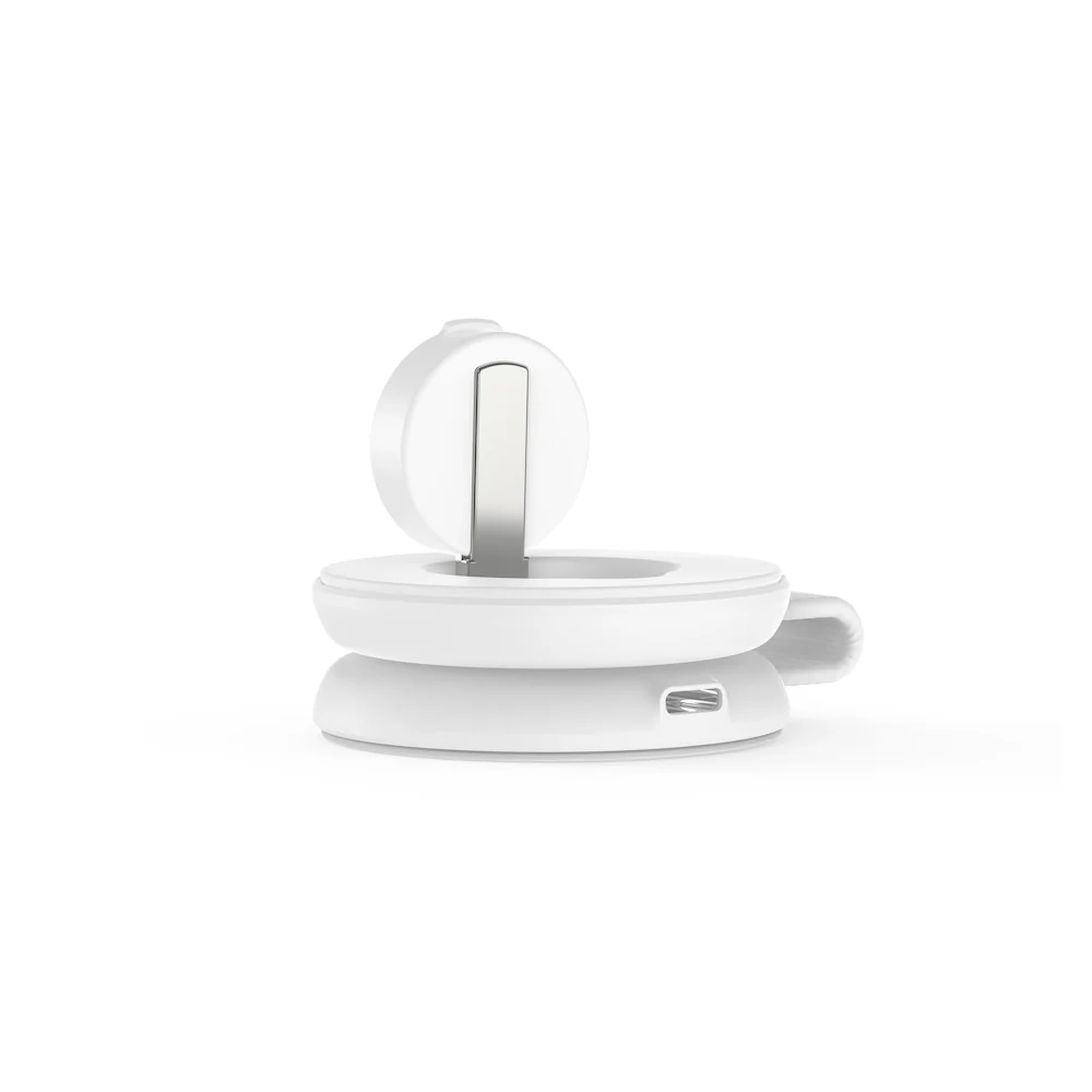 Mazer MagPad Duo2 Qi2.2 Certified 25W 2-in-1 Foldable Wireless Charging Pad White - Image 6