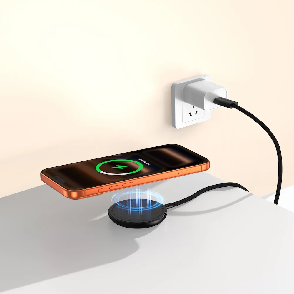 Mazer MagPad2 Qi2.2 Certified 25W Wireless Charging Pad Black - Image 8