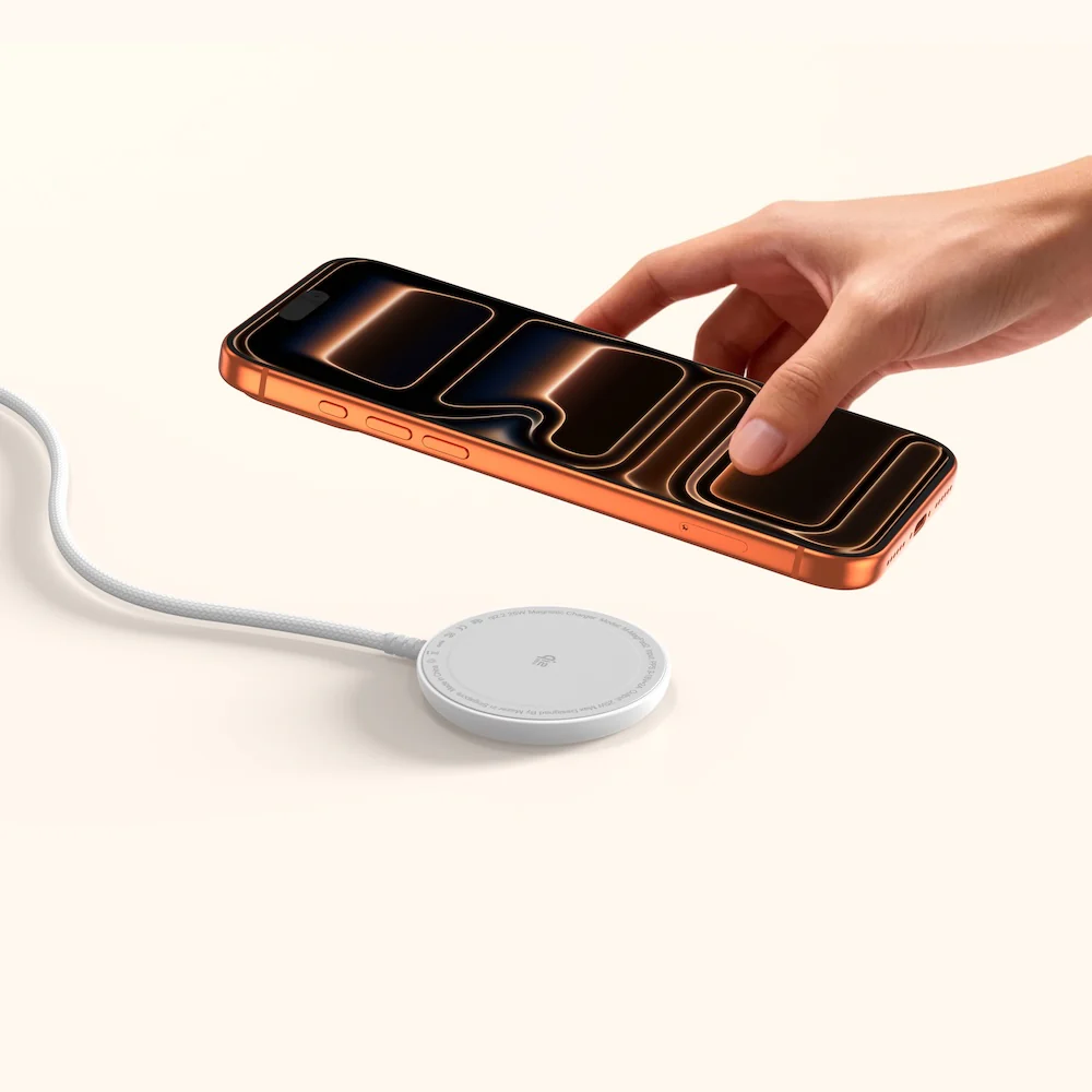 Mazer MagPad2 Qi2.2 Certified 25W Wireless Charging Pad White - Image 11