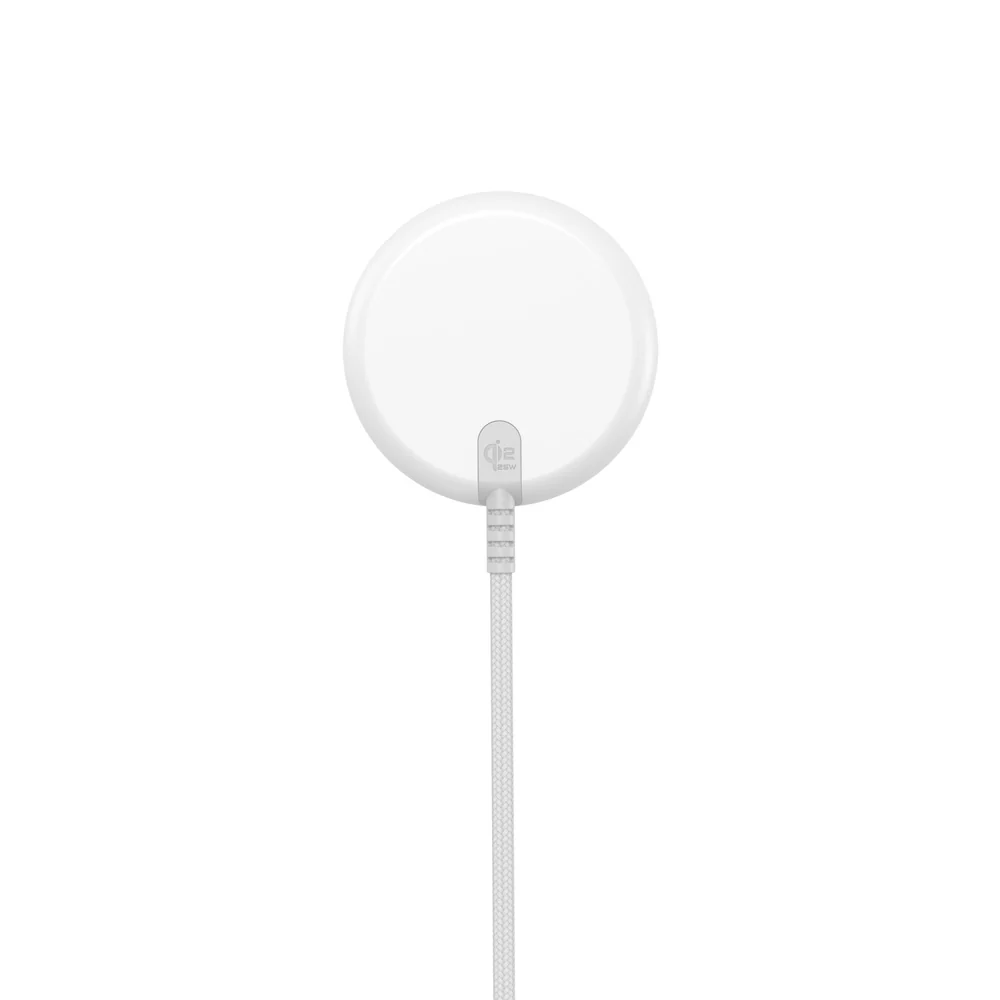 Mazer MagPad2 Qi2.2 Certified 25W Wireless Charging Pad White - Image 2
