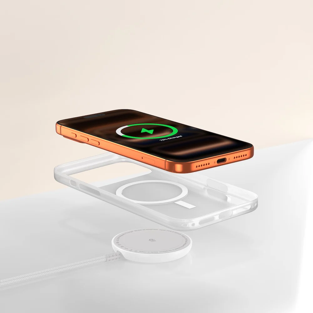 Mazer MagPad2 Qi2.2 Certified 25W Wireless Charging Pad White - Image 7