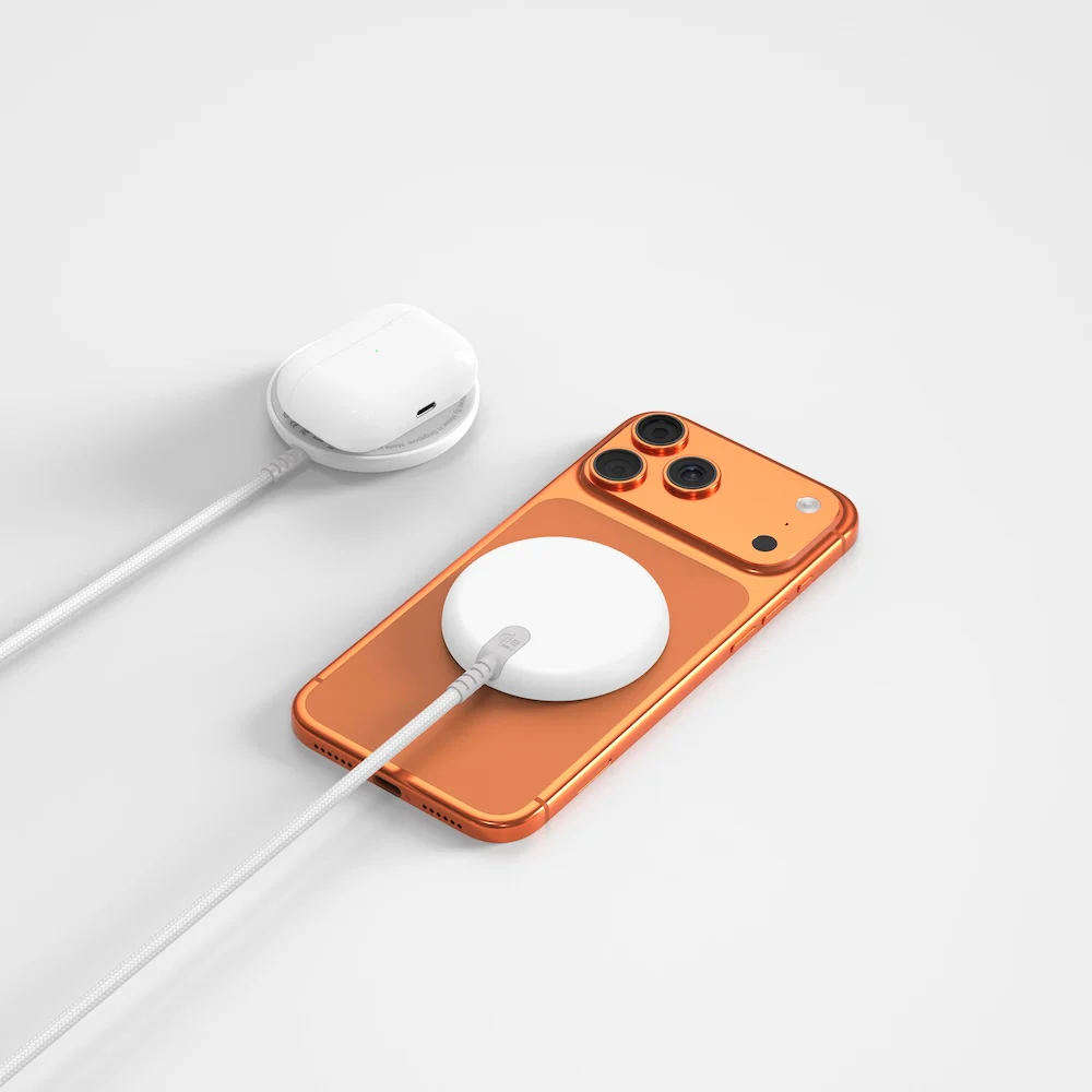 Mazer MagPad2 Qi2.2 Certified 25W Wireless Charging Pad White - Image 9
