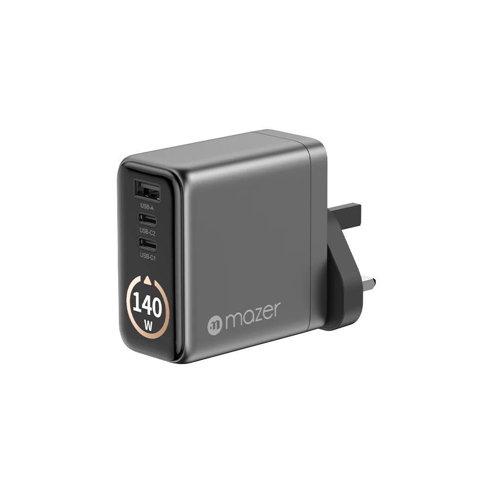 Mazer Prestige GaN AI Gan 140W Charger - Black Grey - Image 7