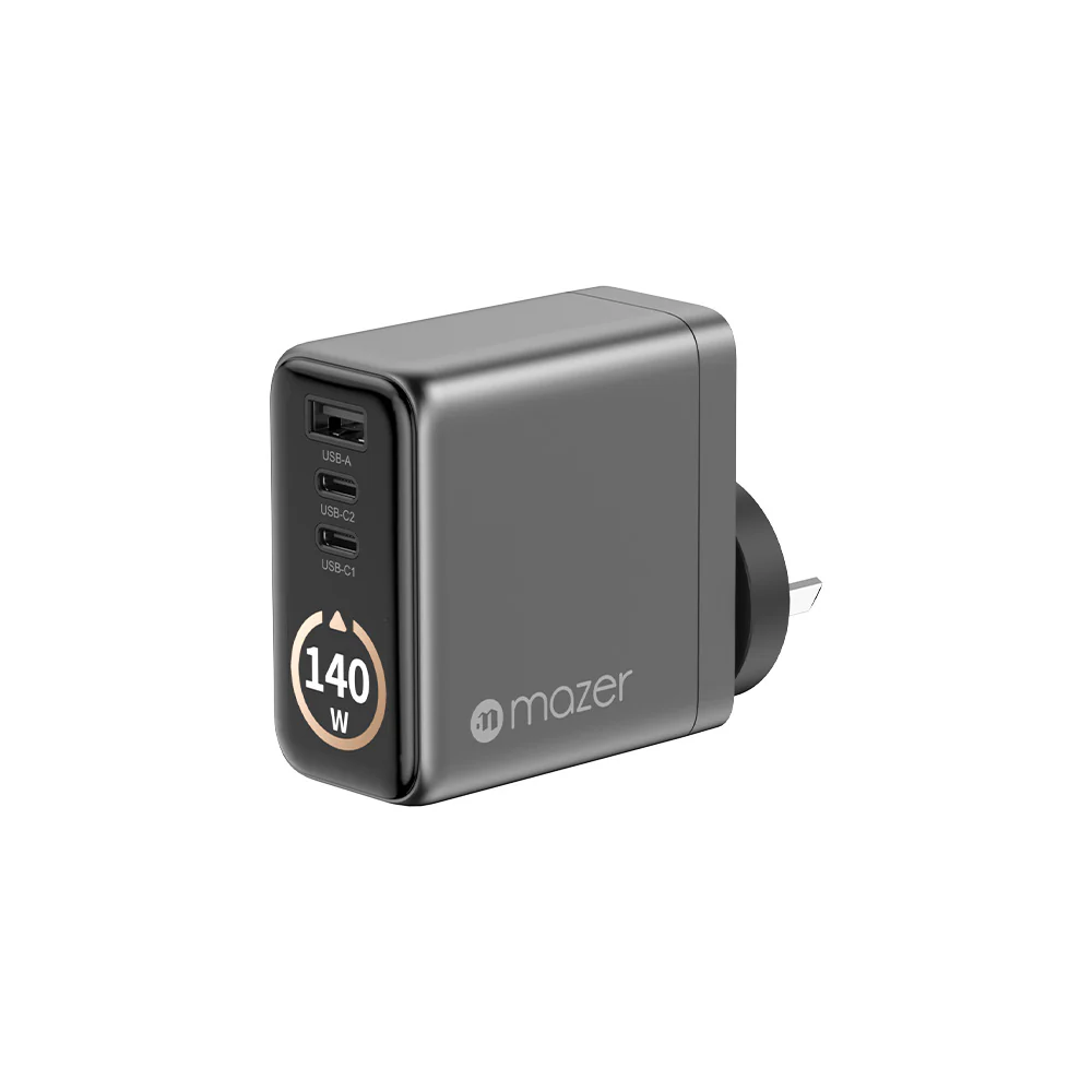 Mazer Prestige GaN AI Gan 140W Charger - Black Grey - Image 8
