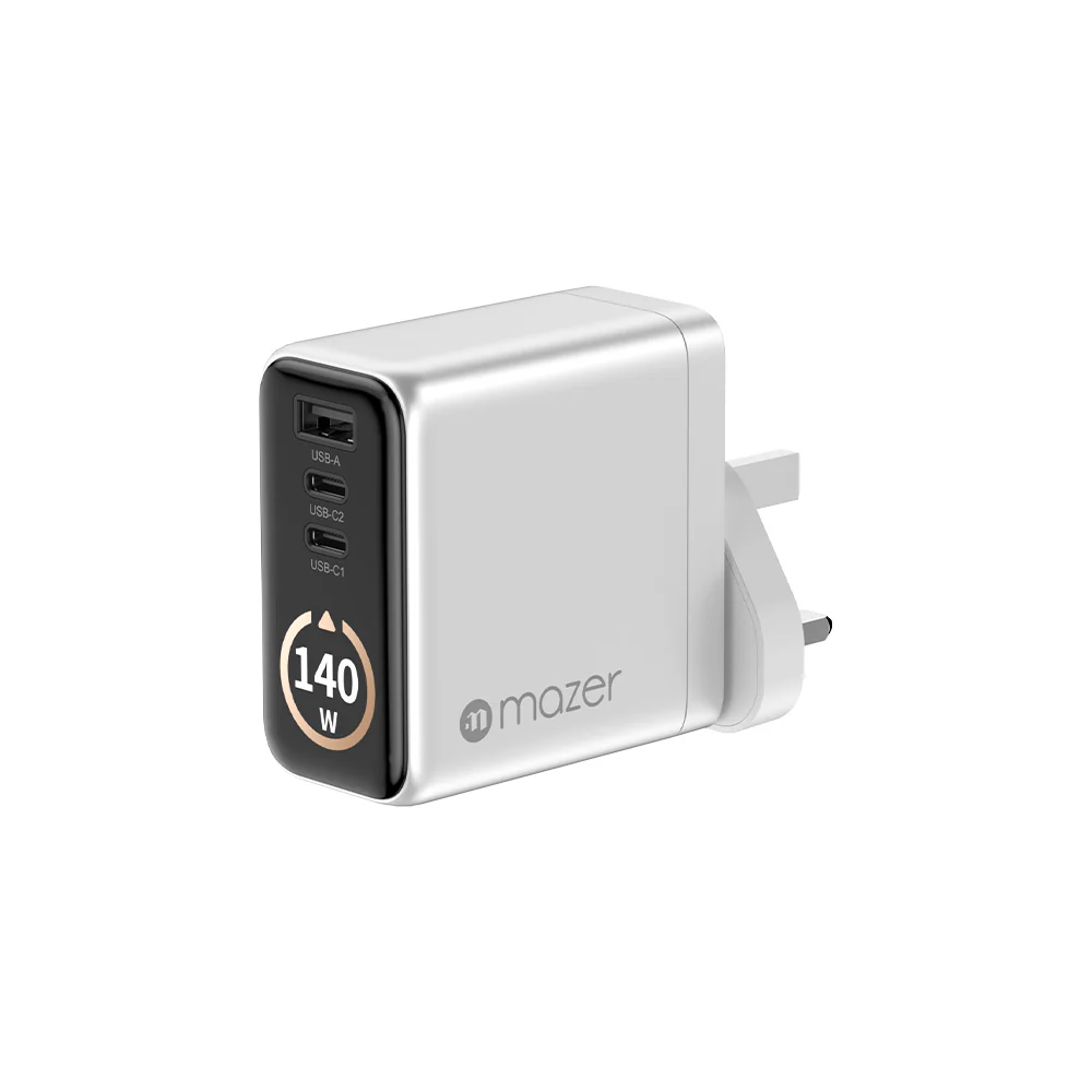 Mazer Prestige GaN AI Gan 140W Charger - Silver - Image 6