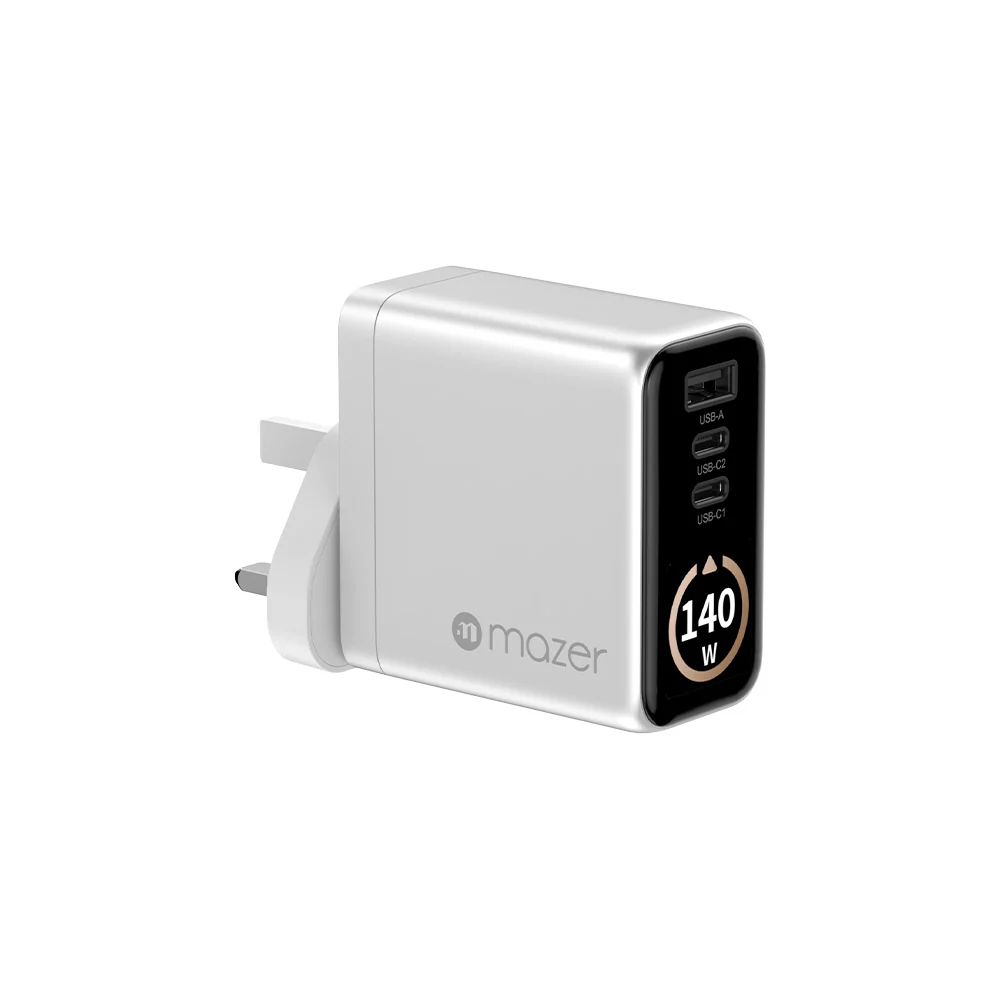 Mazer Prestige GaN AI Gan 140W Charger - Silver - Image 7