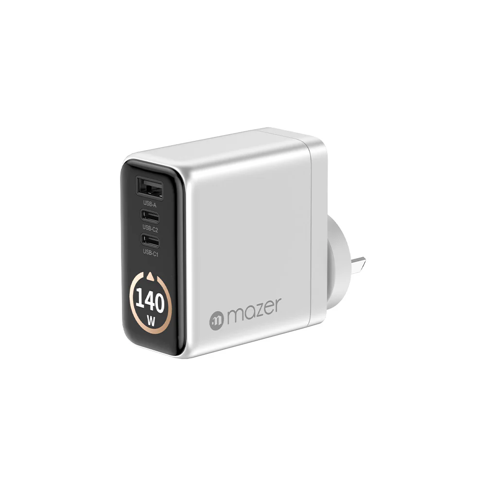Mazer Prestige GaN AI Gan 140W Charger - Silver - Image 9