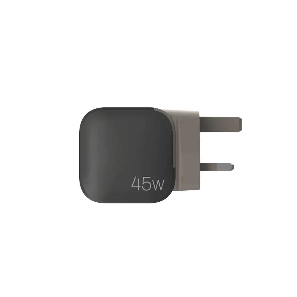 Monocozzi ESSENTIALS | 45W 2-Ports USB-C GaN Charger (UK) - Charcoal - Image 5