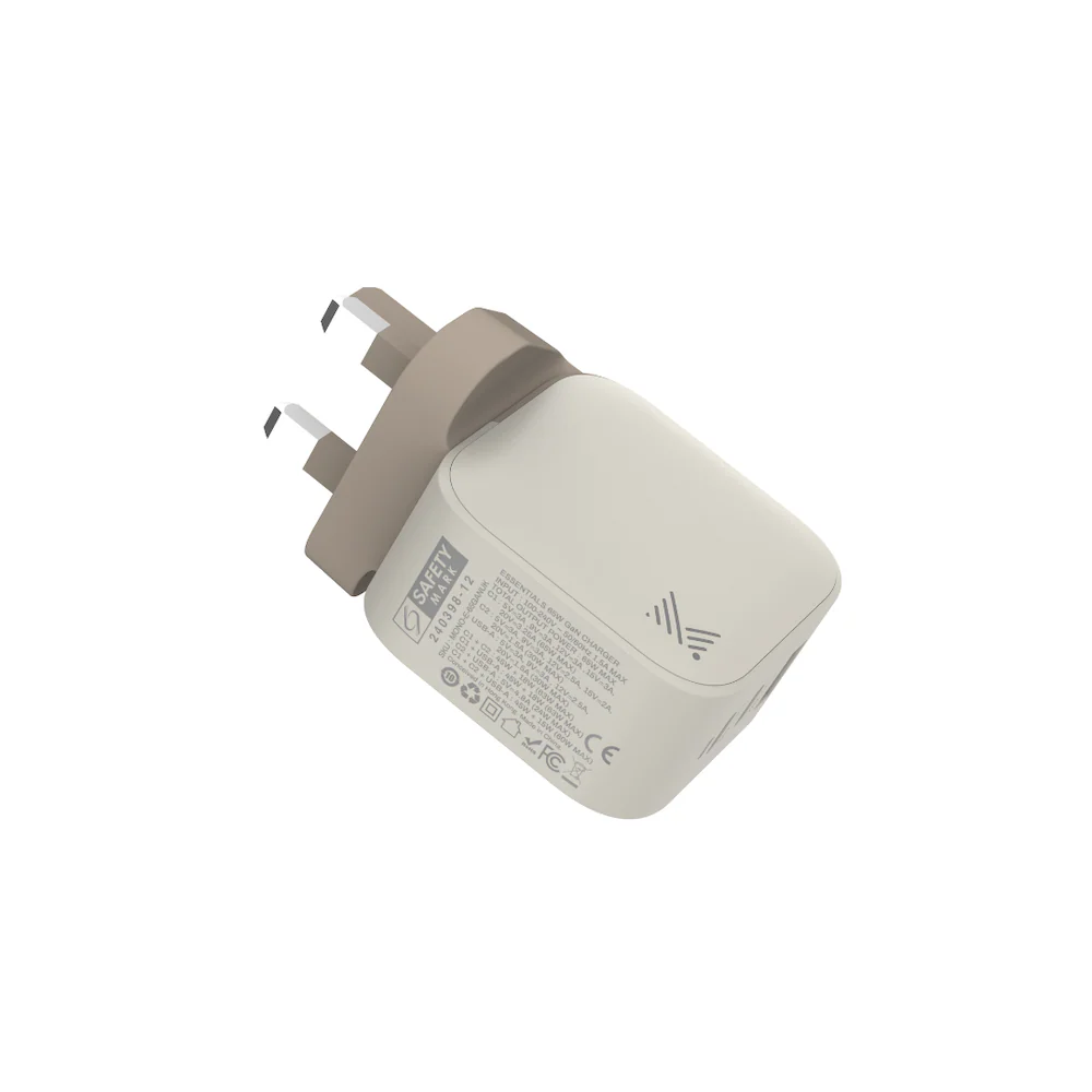 Monocozzi ESSENTIALS | 65W 3-Ports USB C USB A GaN Charger (UK) - Sand - Image 5