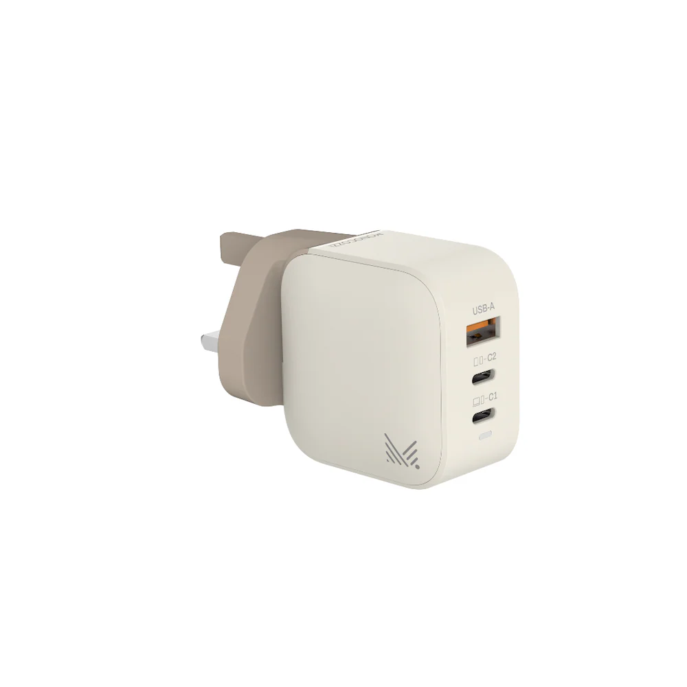 Monocozzi ESSENTIALS | 65W 3-Ports USB C USB A GaN Charger (UK) - Sand - Image 8