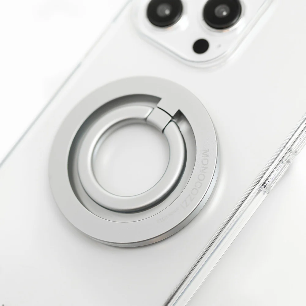 Monocozzi ESSENTIALS Magnetic Ring for iPhone - Silver - Image 2