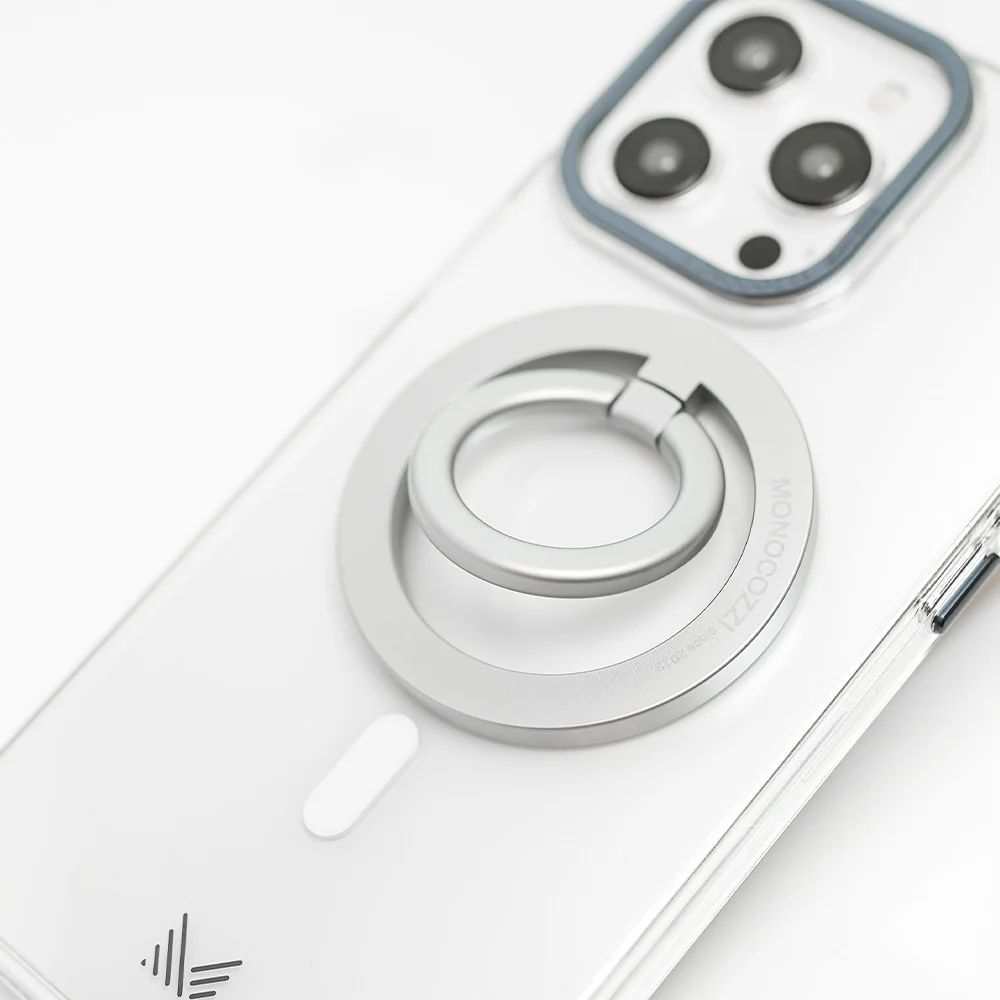 Monocozzi ESSENTIALS Magnetic Ring for iPhone - Silver - Image 3