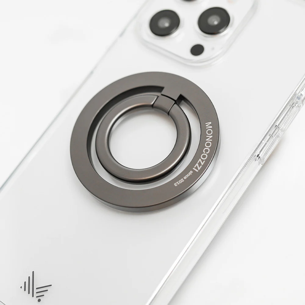 Monocozzi ESSENTIALS Magnetic Ring for iPhone - Space Grey - Image 2