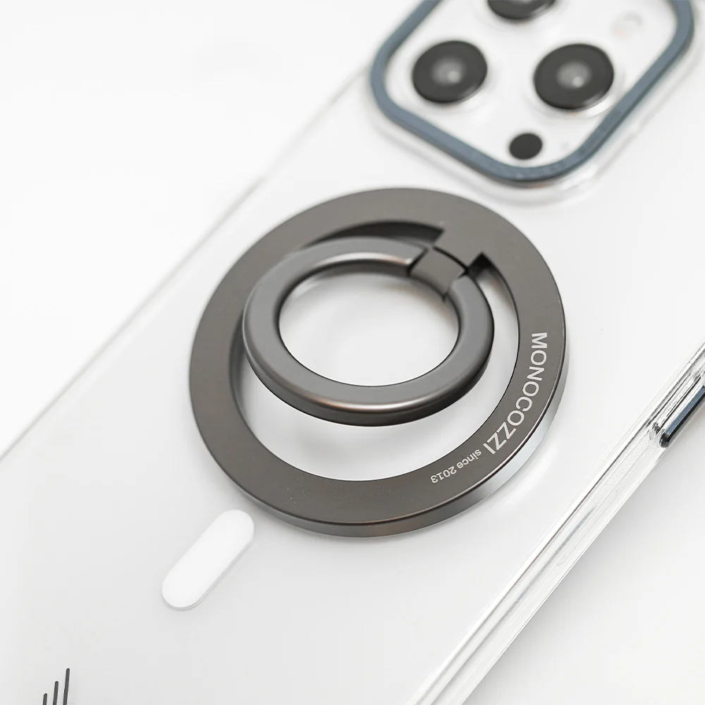 Monocozzi ESSENTIALS Magnetic Ring for iPhone - Space Grey - Image 3