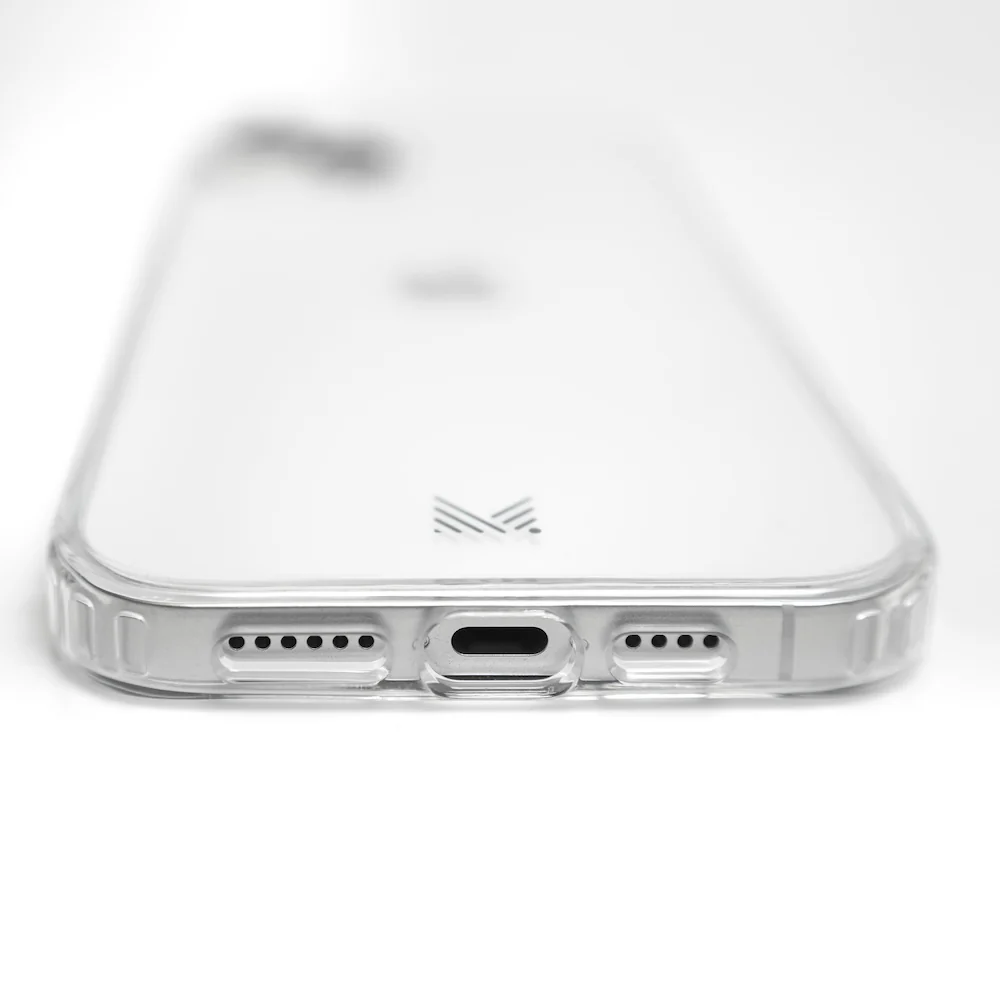 Monocozzi ESSENTIALS | Magsafe Compatible Shockproof Hybrid Case for iPhone 15 Pro Max - Transparent - Image 3