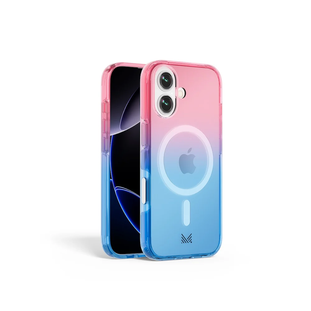 Monocozzi ESSENTIALS Magsafe Case for iPhone 17 - Pink/Blue