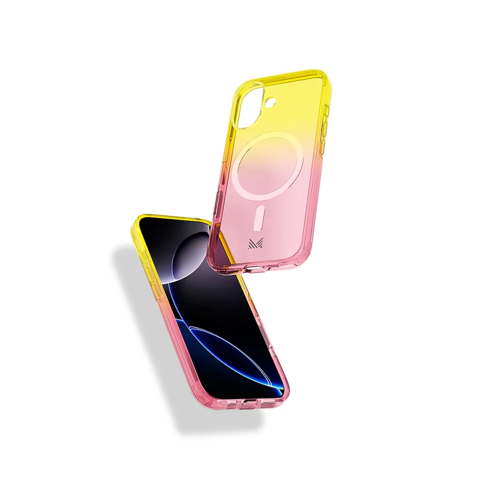 Monocozzi ESSENTIALS Magsafe Case for iPhone 17 - Pink/Yellow - Image 2