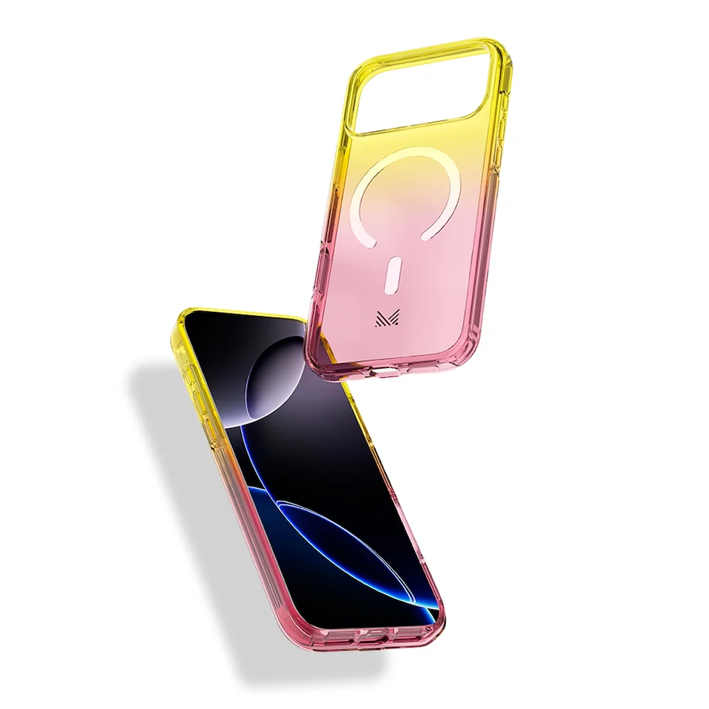 Monocozzi ESSENTIALS Magsafe Case for iPhone 17 Pro Max - Pink/Yellow - Image 2