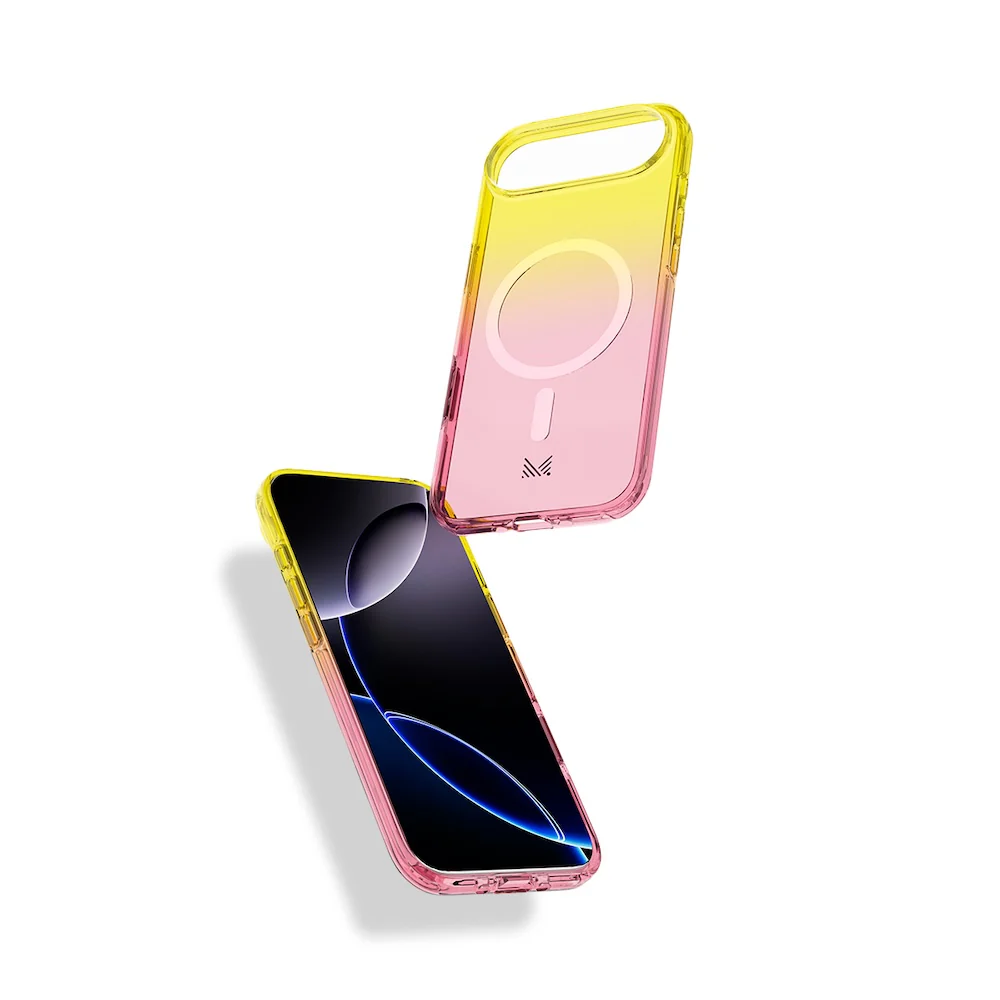 Monocozzi ESSENTIALS Magsafe Case for iPhone Air - Pink/Yellow - Image 2