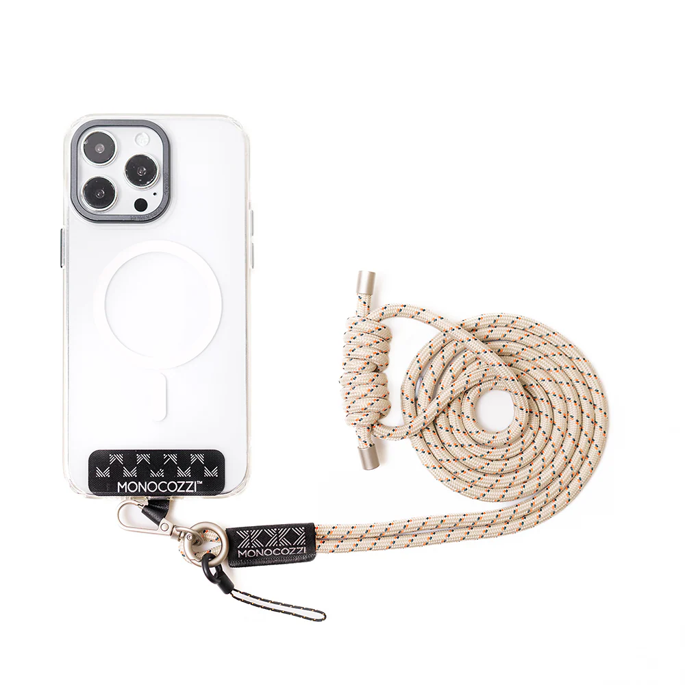 Monocozzi ESSENTIALS | Phone Strap with AirPod Pro holder - Khaki
