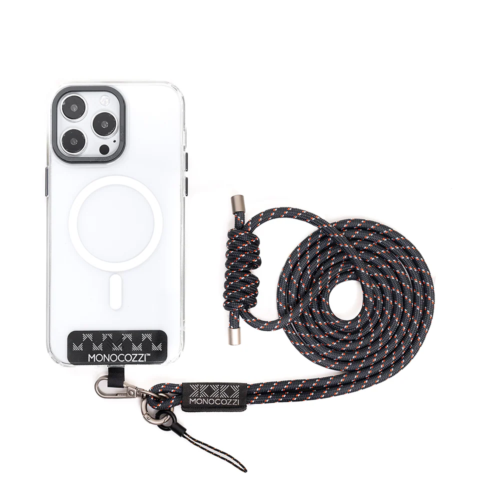 Monocozzi ESSENTIALS | Phone Strap with AirPod Pro holder - Prussian Blue