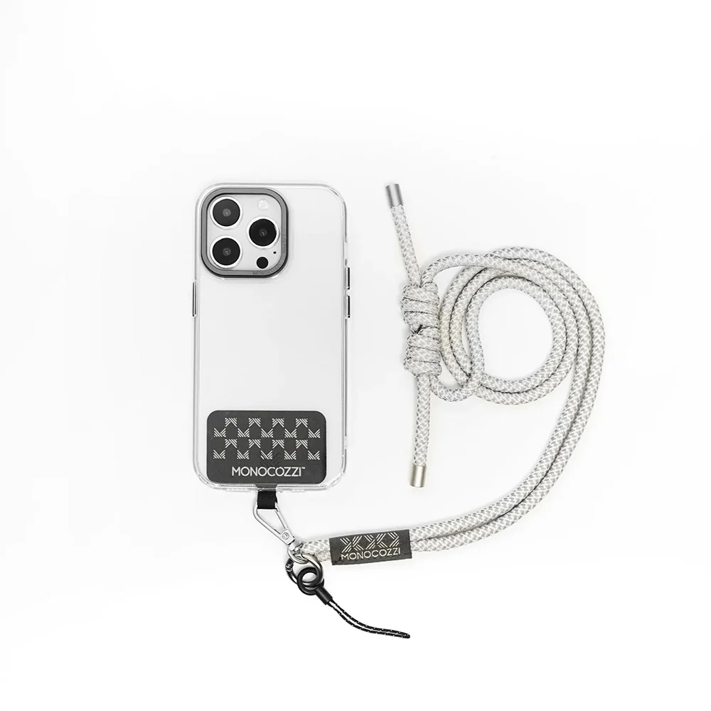 Monocozzi ESSENTIALS | Phone Strap with AirPods Pro holder function - Grey