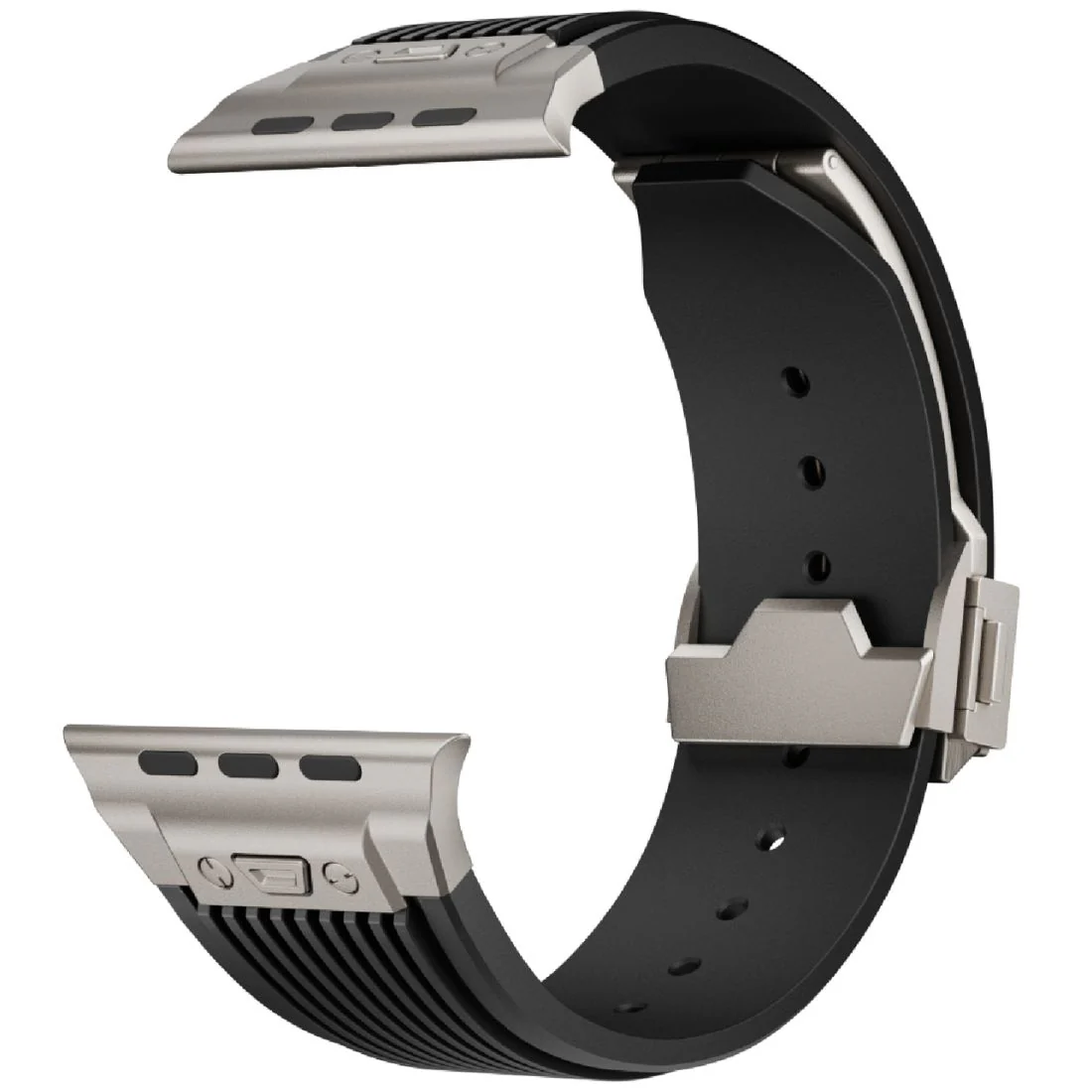 Monocozzi ESSENTIALS Premium Liquid Silicone Strap 44/45/46/49mm Black - Image 4
