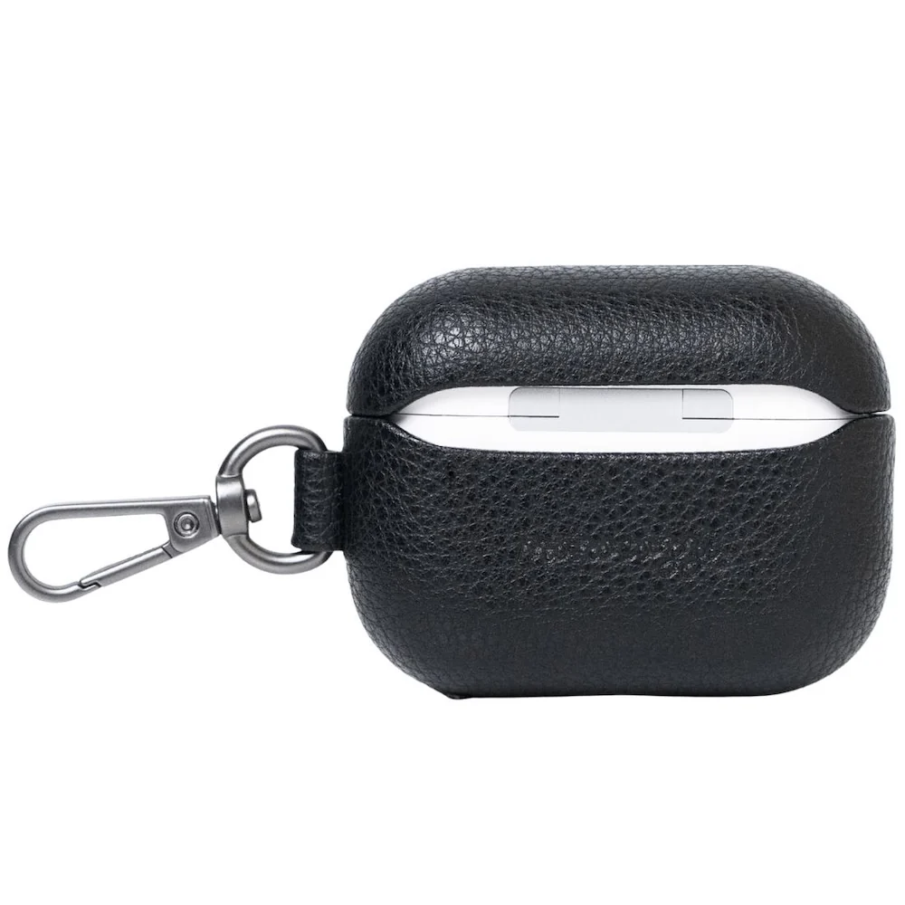 Monocozzi EXQUISITE Premium Pebble Leather Case AirPods Pro 3 Black - Image 2