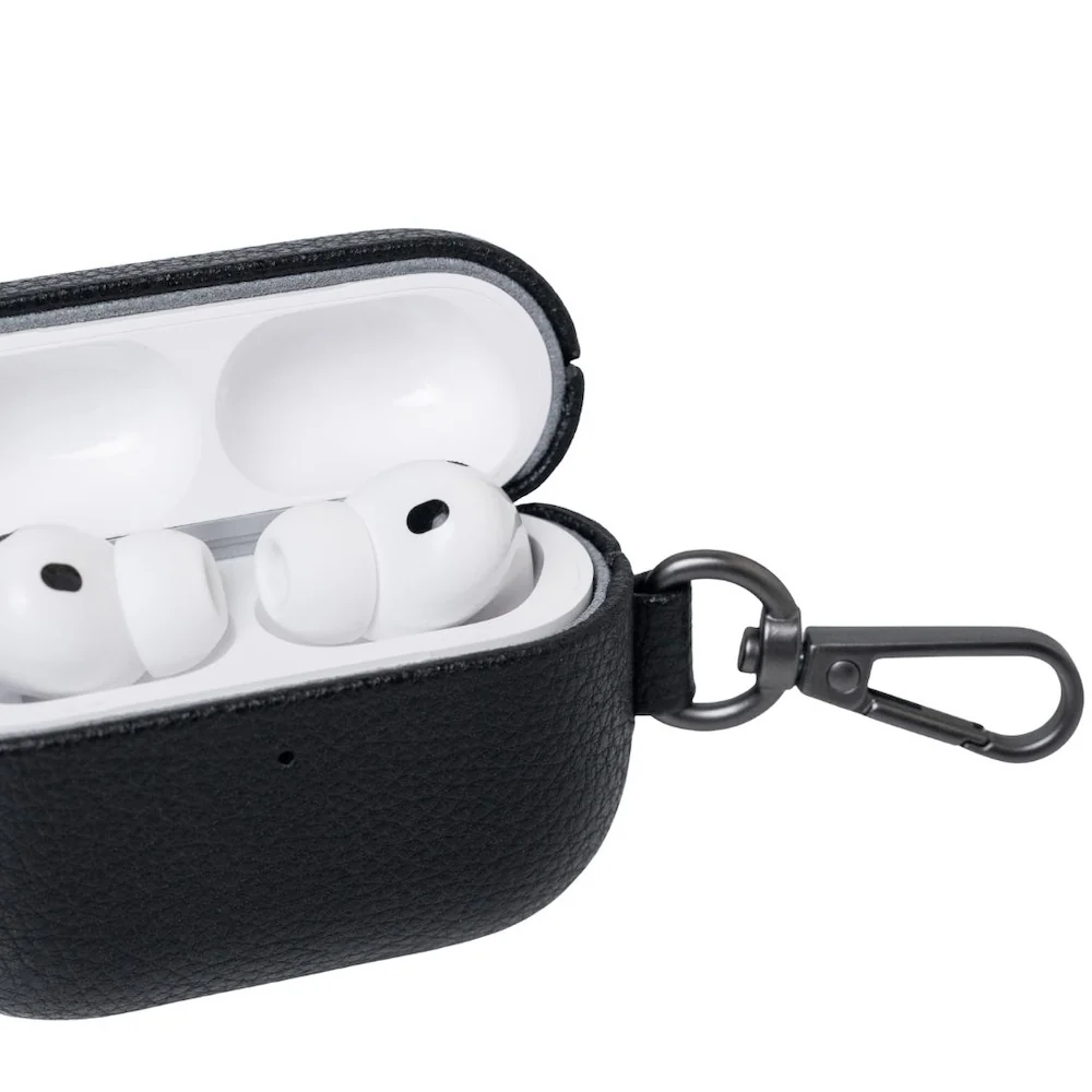 Monocozzi EXQUISITE Premium Pebble Leather Case AirPods Pro 3 Black - Image 5