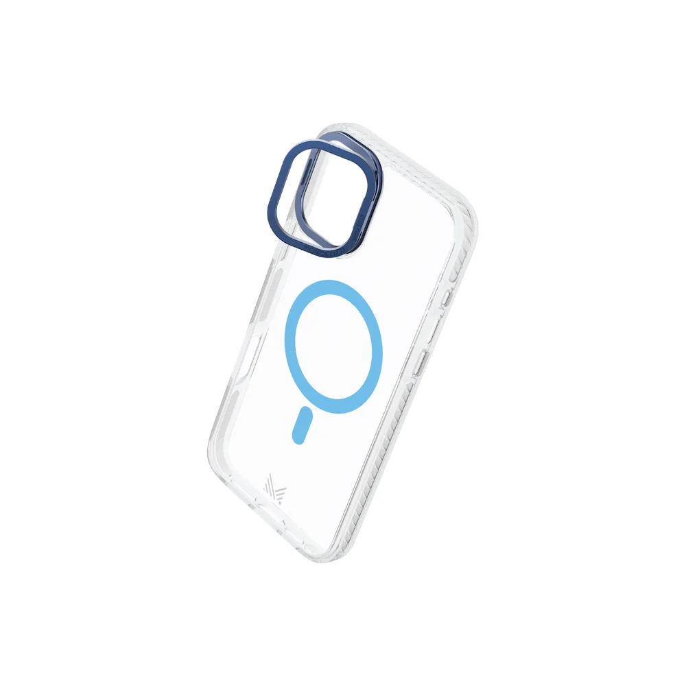Monocozzi LUCID | Magsafe 10ft Drop Protection Lens Stand Hybrid Case for iPhone 16 - Blue - Image 2