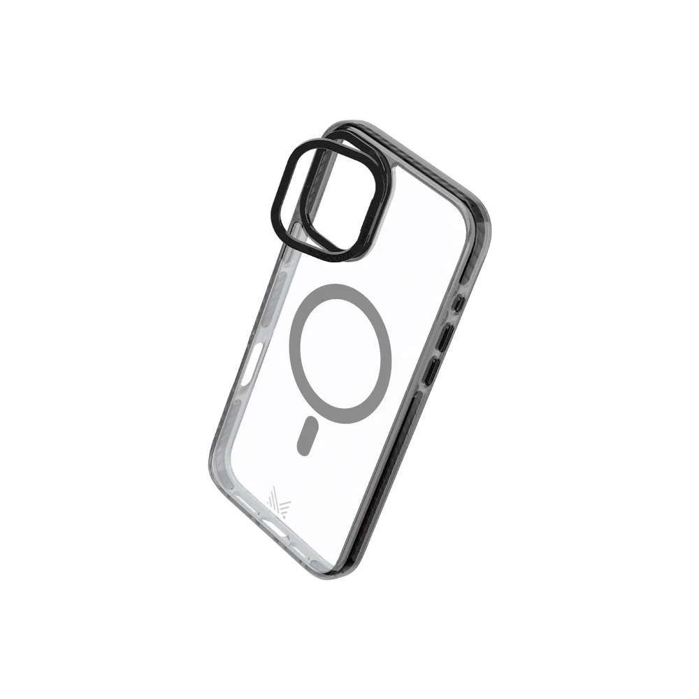 Monocozzi LUCID | Magsafe 10ft Drop Protection Lens Stand Hybrid Case for iPhone 16 Pro - Black - Image 2