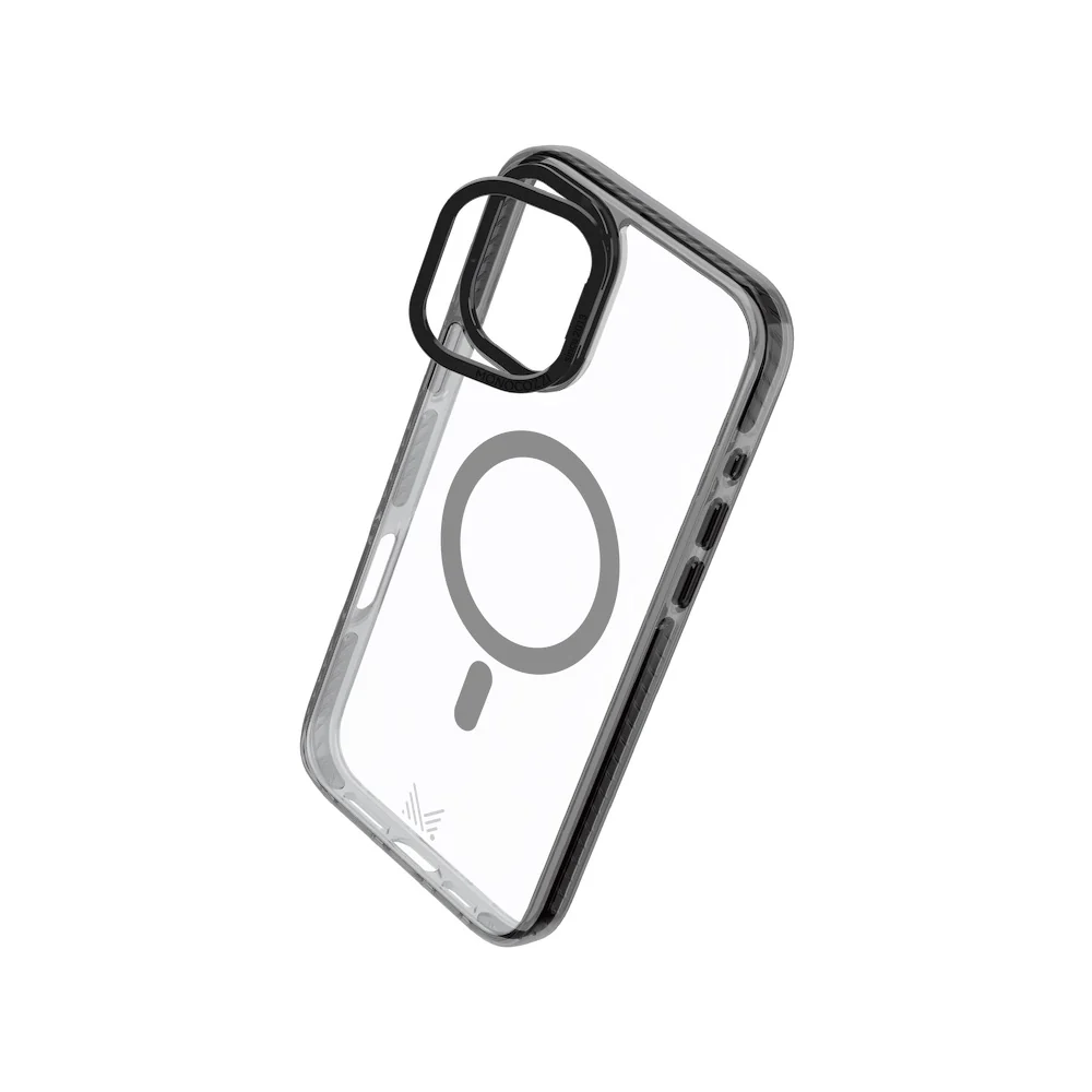 Monocozzi LUCID | Magsafe 10ft Drop Protection Lens Stand Hybrid Case for iPhone 16 Pro Max - Black - Image 2